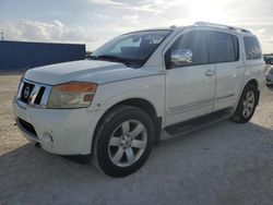 Salvage cars for sale at Arcadia, FL auction: 2014 Nissan Armada SV