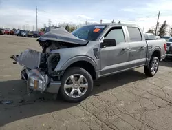 Salvage cars for sale at Denver, CO auction: 2023 Ford F150 Supercrew