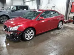 Chevrolet salvage cars for sale: 2013 Chevrolet Cruze LTZ