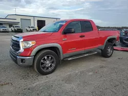 Salvage cars for sale at Lumberton, NC auction: 2015 Toyota Tundra Double Cab SR