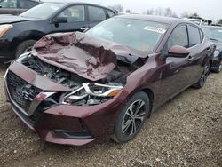 Salvage cars for sale at Pekin, IL auction: 2021 Nissan Sentra SV