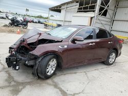 KIA salvage cars for sale: 2018 KIA Optima LX