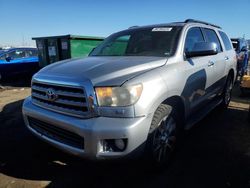 Salvage cars for sale at Brighton, CO auction: 2008 Toyota Sequoia Limited