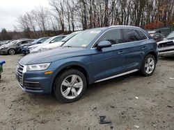 Salvage cars for sale at Candia, NH auction: 2018 Audi Q5 Premium Plus