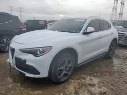 Salvage cars for sale at Elgin, IL auction: 2018 Alfa Romeo Stelvio TI