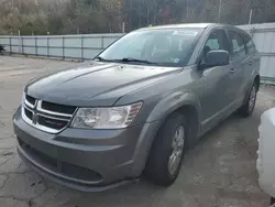 Salvage cars for sale at Hurricane, WV auction: 2013 Dodge Journey SE