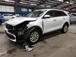 Salvage cars for sale at East Granby, CT auction: 2019 KIA Sorento LX