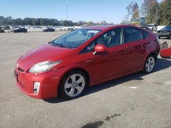 Salvage cars for sale at Dunn, NC auction: 2011 Toyota Prius