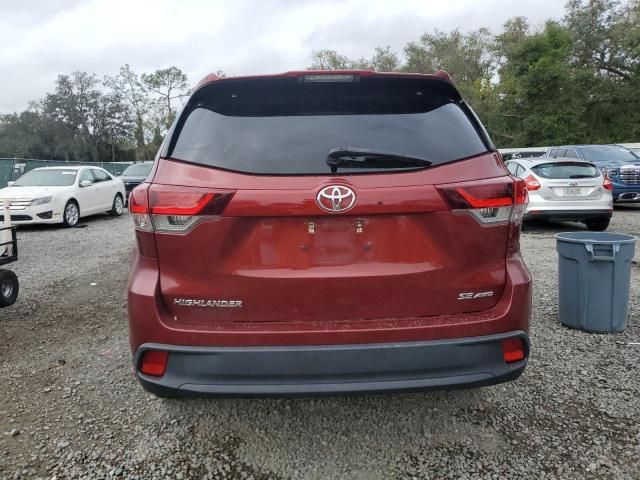 2019 Toyota Highlander SE