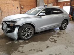 Salvage cars for sale at Ebensburg, PA auction: 2021 Audi Q8 Premium Plus S-Line