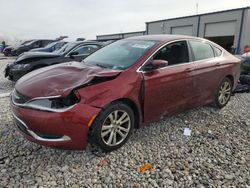 Salvage cars for sale at auction: 2015 Chrysler 200 Limited