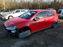 Volkswagen salvage cars for sale: 2018 Volkswagen GTI S