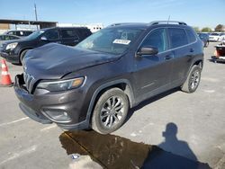 Jeep salvage cars for sale: 2019 Jeep Cherokee Latitude Plus