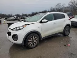 Salvage cars for sale at Ellwood City, PA auction: 2017 KIA Sportage EX