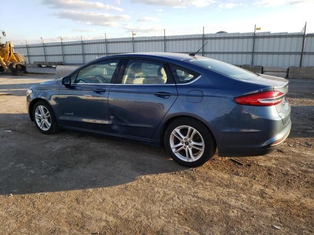 2018 Ford Fusion SE Hybrid