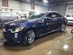 Salvage cars for sale at Elgin, IL auction: 2018 Mercedes-Benz C 300 4matic