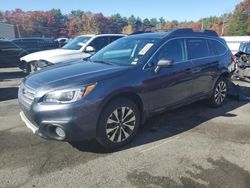 Salvage cars for sale at Exeter, RI auction: 2017 Subaru Outback 2.5I Limited