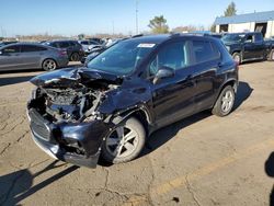 Salvage cars for sale from Copart Woodhaven, MI: 2021 Chevrolet Trax 1LT