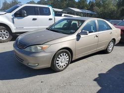 Salvage cars for sale at auction: 2004 Toyota Camry LE