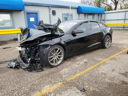 Salvage cars for sale at Wichita, KS auction: 2022 Tesla Model S