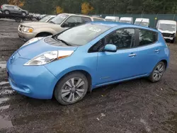 Nissan salvage cars for sale: 2013 Nissan Leaf S