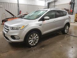 Salvage cars for sale at Casper, WY auction: 2017 Ford Escape Titanium