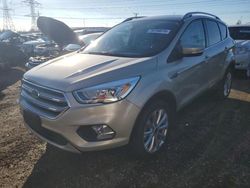 Salvage cars for sale at Elgin, IL auction: 2017 Ford Escape Titanium