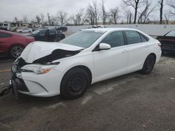 Salvage cars for sale at Bridgeton, MO auction: 2016 Toyota Camry LE