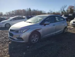 Vehiculos salvage en venta de Copart Chalfont, PA: 2017 Chevrolet Cruze LS