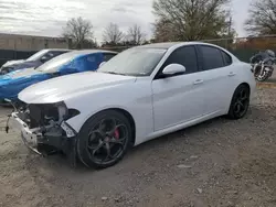 2017 Alfa Romeo Giulia TI en venta en Baltimore, MD