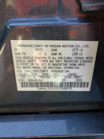 2007 Nissan Altima 2.5