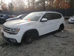 Volkswagen salvage cars for sale: 2018 Volkswagen Atlas SEL