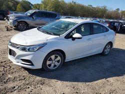 Chevrolet salvage cars for sale: 2017 Chevrolet Cruze LS