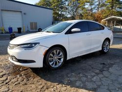 Vehiculos salvage en venta de Copart Austell, GA: 2015 Chrysler 200 S