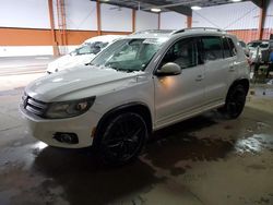 Volkswagen salvage cars for sale: 2017 Volkswagen Tiguan Highline