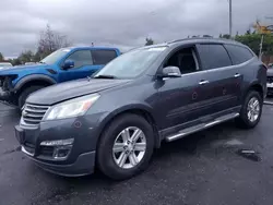 Salvage cars for sale at auction: 2014 Chevrolet Traverse LT