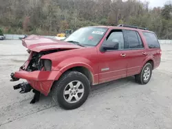 Salvage cars for sale at Hurricane, WV auction: 2008 Ford Expedition XLT