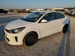 Salvage cars for sale at Houston, TX auction: 2020 KIA Rio LX