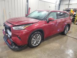 Salvage cars for sale at Casper, WY auction: 2020 Toyota Highlander Platinum