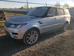 SUV salvage a la venta en subasta: 2016 Land Rover Range Rover Sport HSE