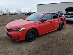 Salvage cars for sale at Rocky View County, AB auction: 2025 Honda Civic Sport