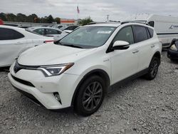 Toyota salvage cars for sale: 2018 Toyota Rav4 HV Limited