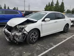 Salvage cars for sale at Rancho Cucamonga, CA auction: 2017 Honda Accord LX