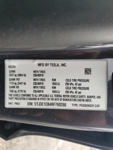 2024 Tesla Model 3