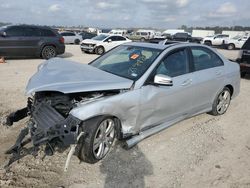 Salvage cars for sale at Houston, TX auction: 2011 Mercedes-Benz C 300 4matic