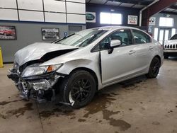 Salvage cars for sale at East Granby, CT auction: 2015 Honda Civic LX