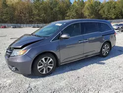 Carros salvage sin ofertas aún a la venta en subasta: 2016 Honda Odyssey Touring