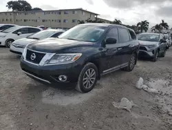 Nissan salvage cars for sale: 2016 Nissan Pathfinder S