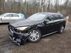 Salvage cars for sale at Cookstown, ON auction: 2023 Infiniti QX50 Pure