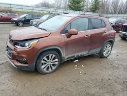 Salvage cars for sale at Davison, MI auction: 2019 Chevrolet Trax Premier